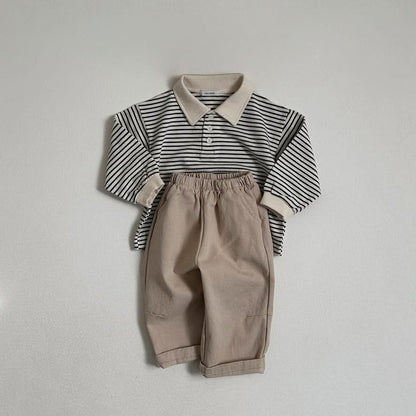 Toddler S25 Darted Pull On Pants (10m - 4y) - 3 Colors kids outfit