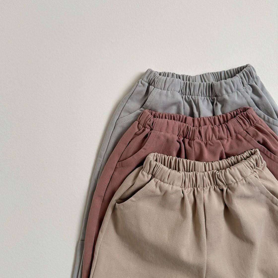 Toddler S25 Darted Pull On Pants (10m - 4y) - 3 Colors kids outfit