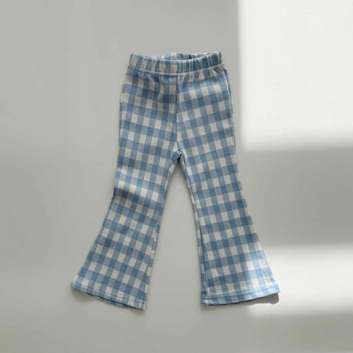 Toddler S25 Gingham Flare Pants (2 - 7y) - 2 Colors kids outfit