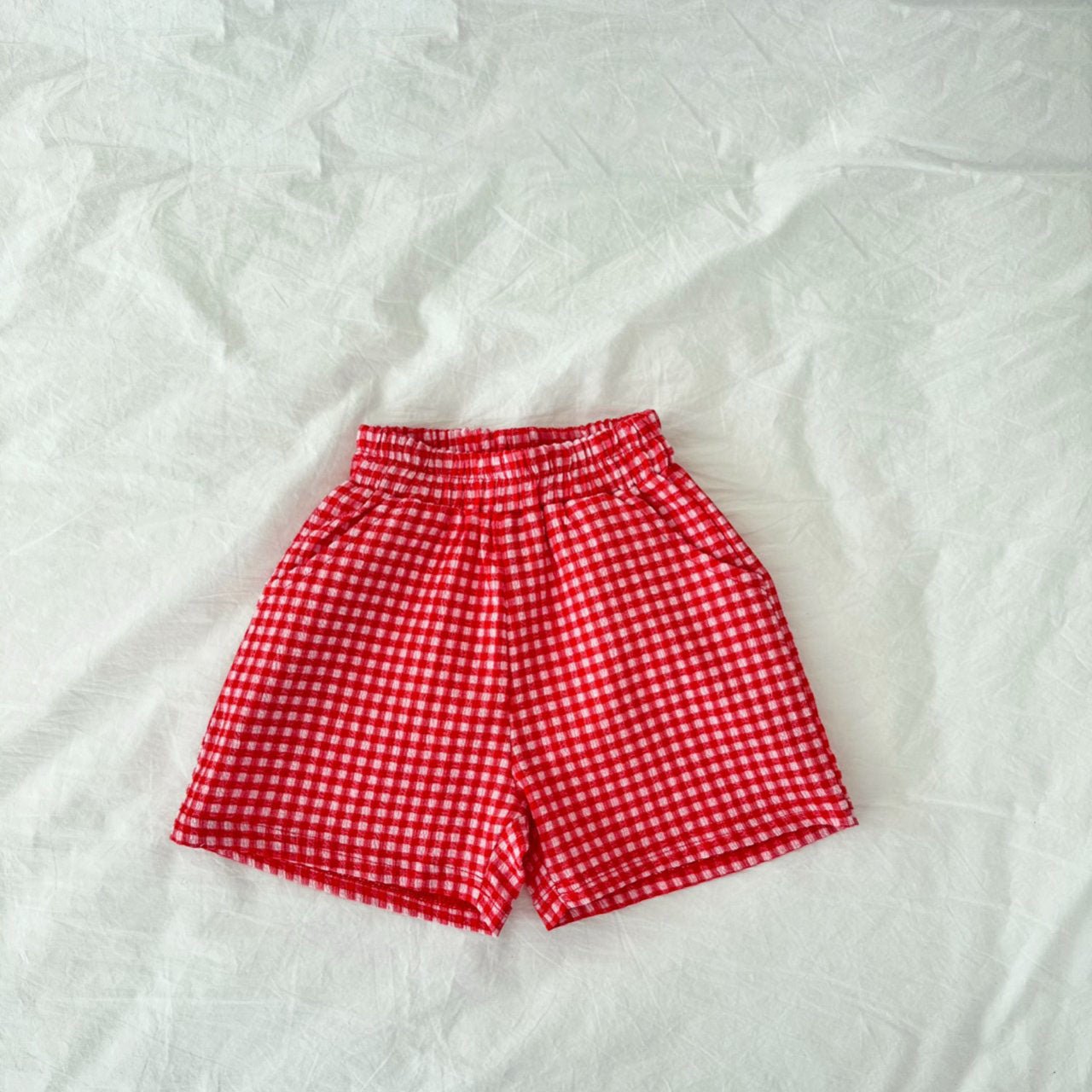 Toddler S25 Gingham Short (2 - 7y) - 2 Colors kids outfit