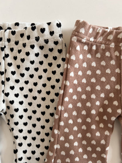 Toddler S25 Heart Flare Pants (1 - 6y) - 2 Colors kids outfit