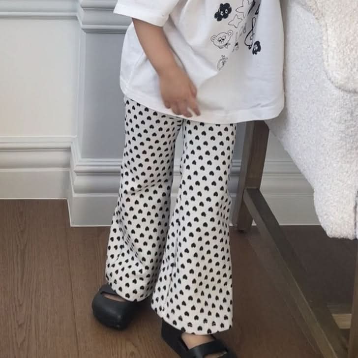 Toddler S25 Heart Flare Pants (1 - 6y) - 2 Colors kids outfit
