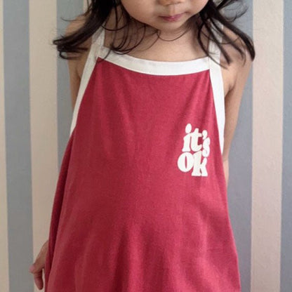 Toddler S25 'it's OK' Short Overalls (2 - 5y) - 3 Colors kids outfit