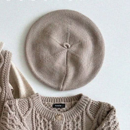 Toddler S25 Knitted Beret (5m - 4y) - 4 Colors kids outfit