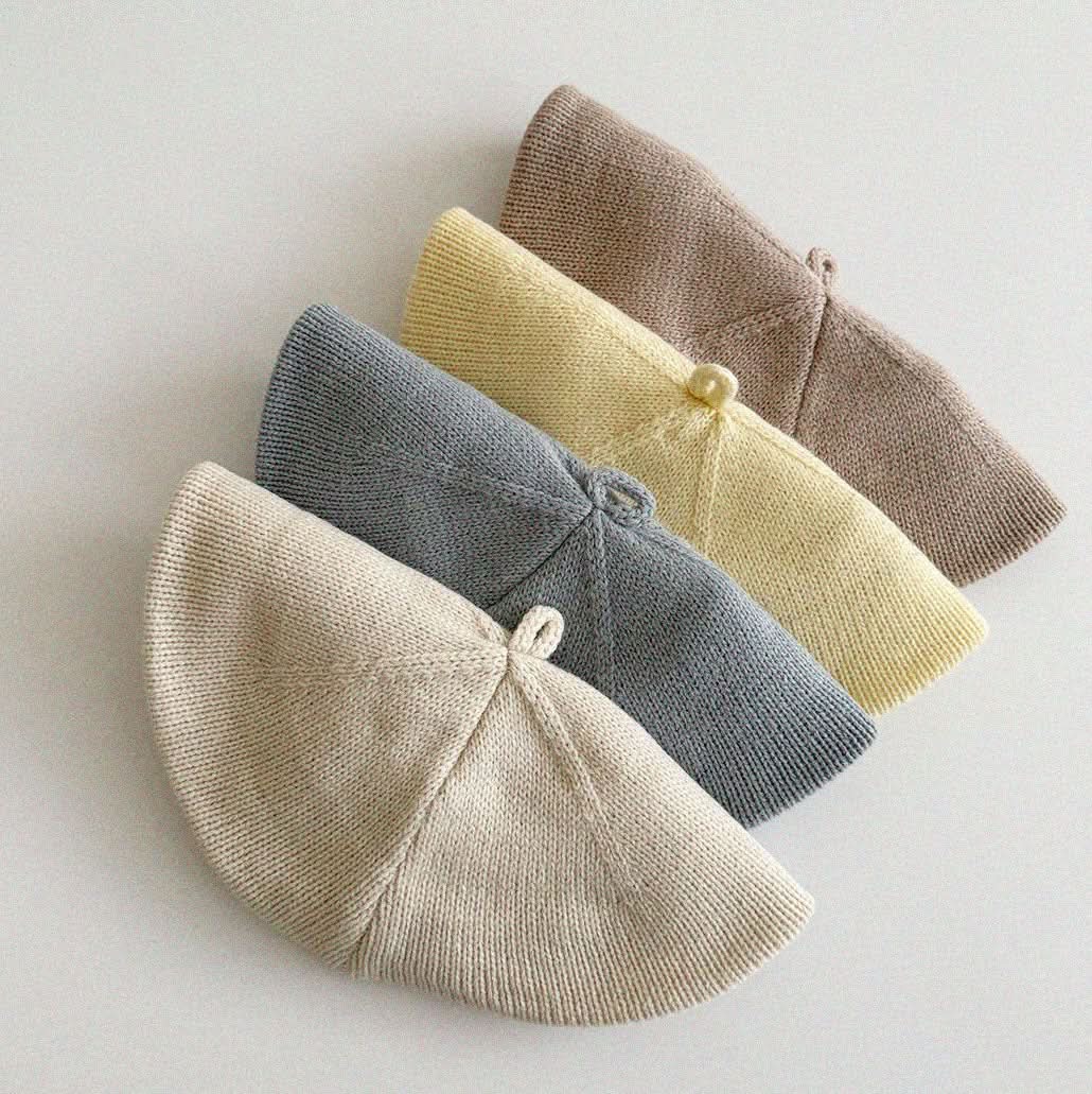 Toddler S25 Knitted Beret (5m - 4y) - 4 Colors kids outfit