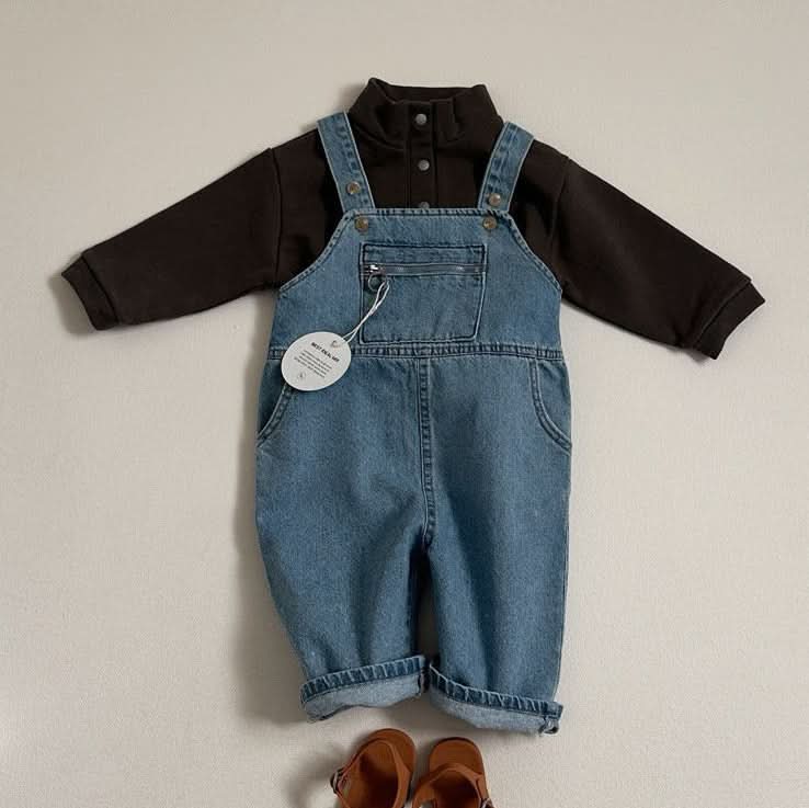 Toddler S25 Mock Neck Snap Button Sweatshirt (10m - 4y) - 3 Colors kids outfit