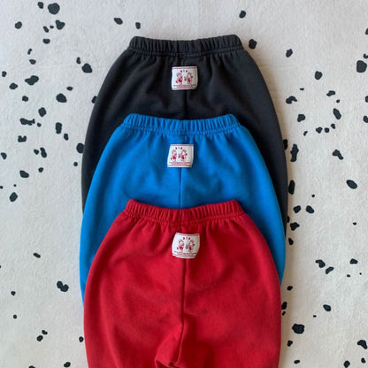 Toddler S25 Stitch Detail Basic Jogger Pants (1 - 7y) - 3 Colors kids outfit