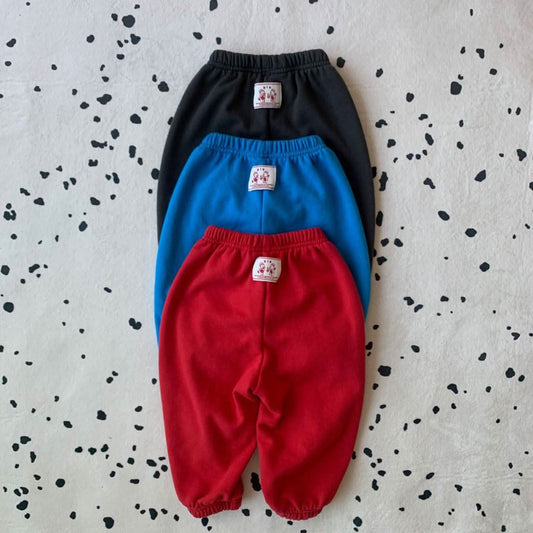 Toddler S25 Stitch Detail Basic Jogger Pants (1 - 7y) - 3 Colors kids outfit