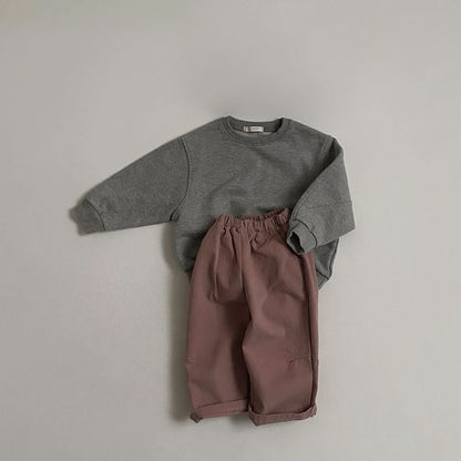 Toddler S25 Stitch Detail Sleeve Sweatshirt (10m - 4y) - 2 Colors kids outfit
