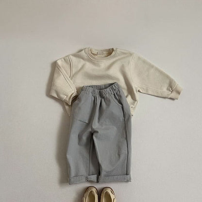 Toddler S25 Stitch Detail Sleeve Sweatshirt (10m - 4y) - 2 Colors kids outfit