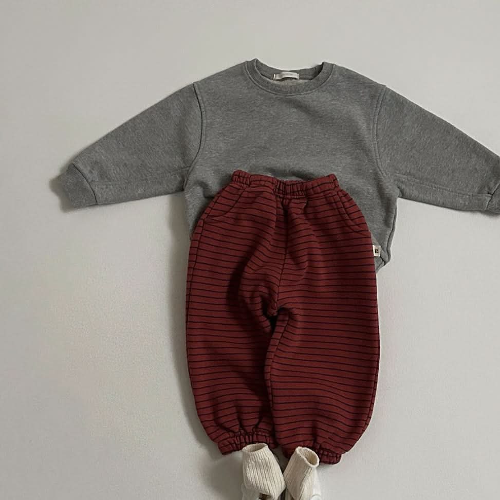 Toddler S25 Stitch Detail Sleeve Sweatshirt (10m - 4y) - 2 Colors kids outfit