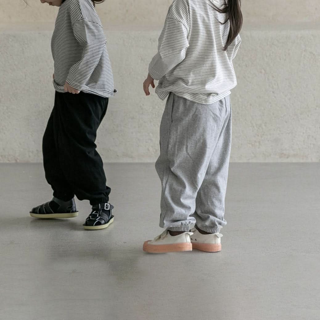 Toddler S25 Stripe Loose Fit Top and Jogger Pants Set (2 - 7y) - 3 Colors kids outfit