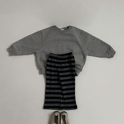 Toddler S25 Stripe Ribbed Flare Pants (10m - 4y) - 2 Colors kids outfit