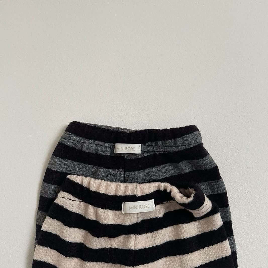 Toddler S25 Stripe Ribbed Flare Pants (10m - 4y) - 2 Colors kids outfit