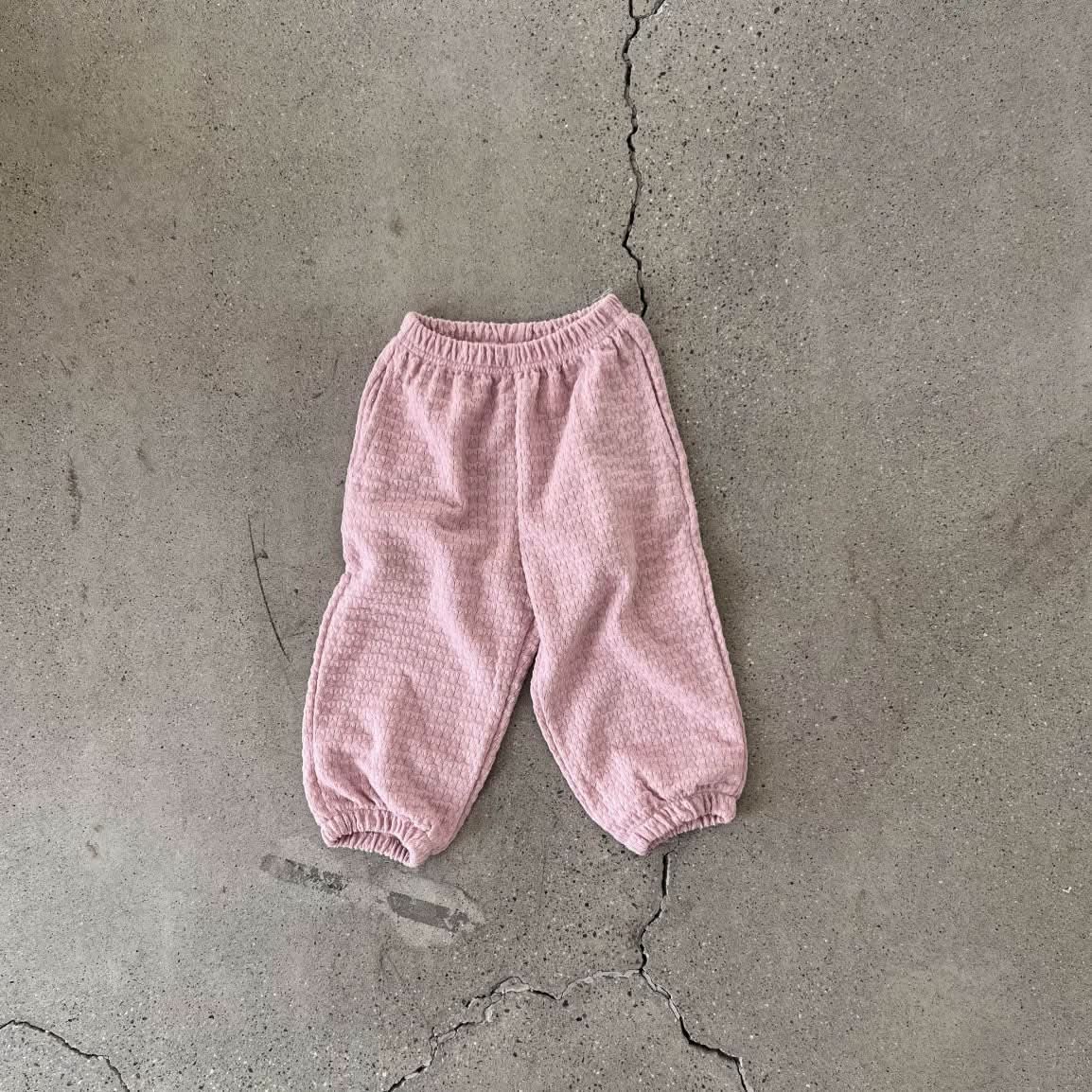 Toddler S25 Textured Loose Fit Jogger Pants (2 - 7y) - 2 Colors kids outfit