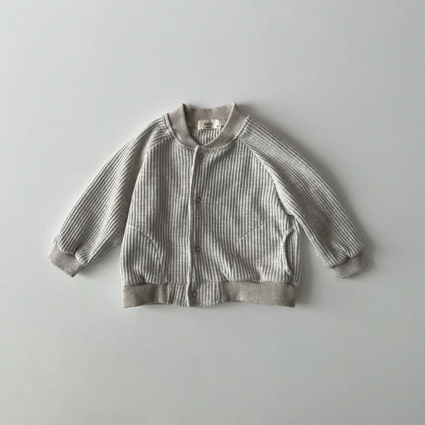 Toddler S25 Waffle Varsity Jacket (1 - 6y) - 2 Colors kids outfit