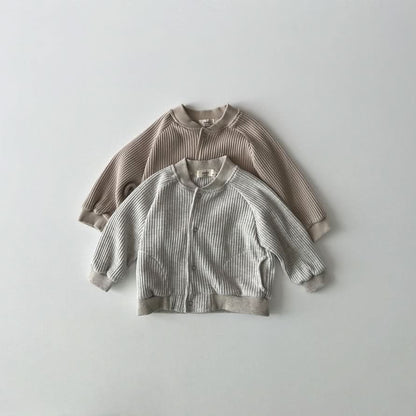 Toddler S25 Waffle Varsity Jacket (1 - 6y) - 2 Colors kids outfit