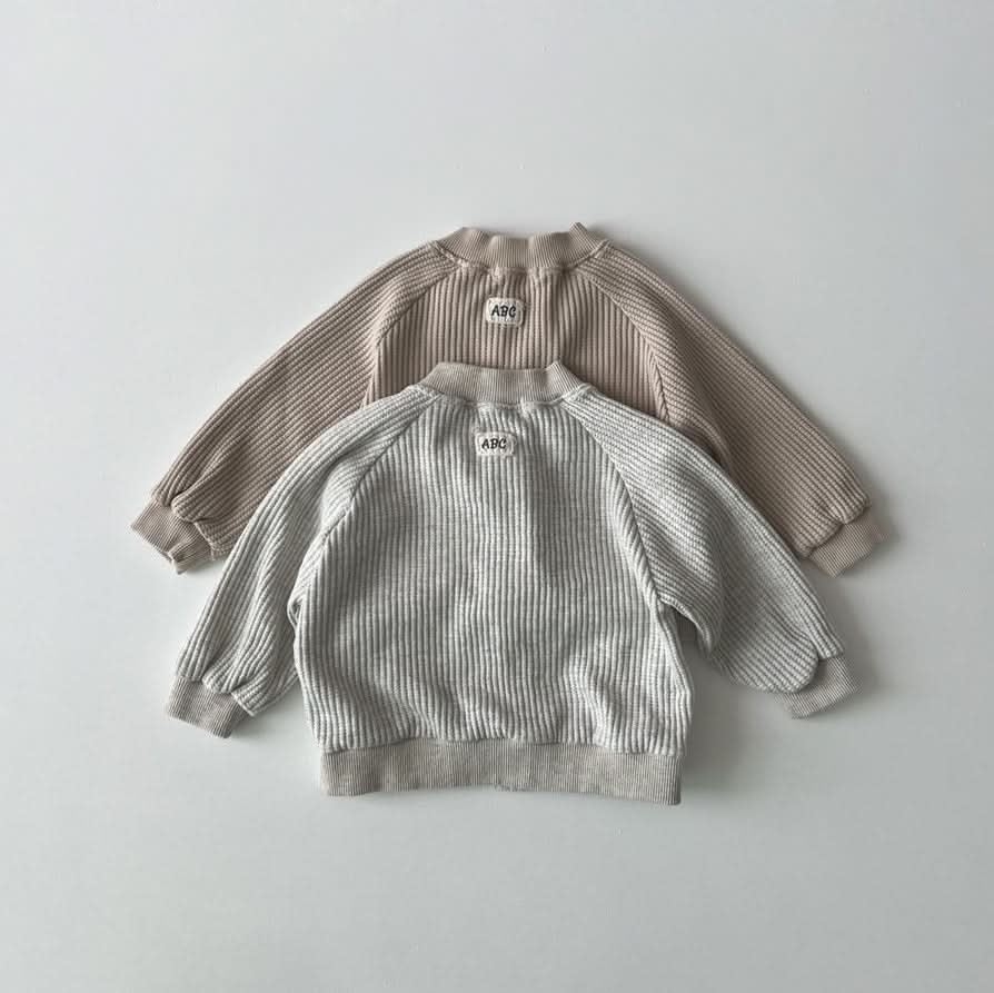 Toddler S25 Waffle Varsity Jacket (1 - 6y) - 2 Colors kids outfit