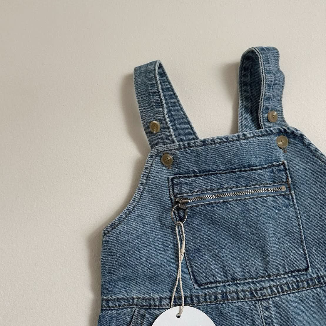 Toddler S25 Zip Kangaroo Pocket Overalls (10m - 5y) - 2 Colors kids outfit