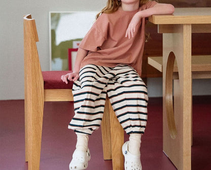 Toddler Short Sleeve Basic Top (15m - 7y) - Brick kids outfit