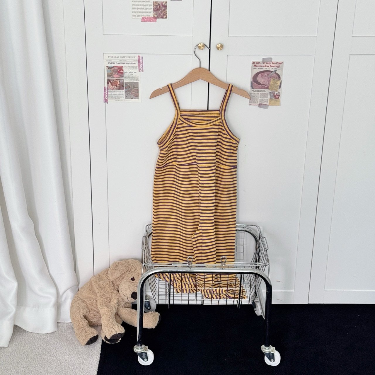 Toddler Sleeveless Stripe Jumpsuit (1 - 5y) - 6 Colors kids outfit
