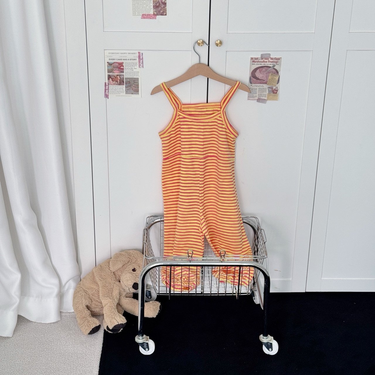 Toddler Sleeveless Stripe Jumpsuit (1 - 5y) - 6 Colors kids outfit