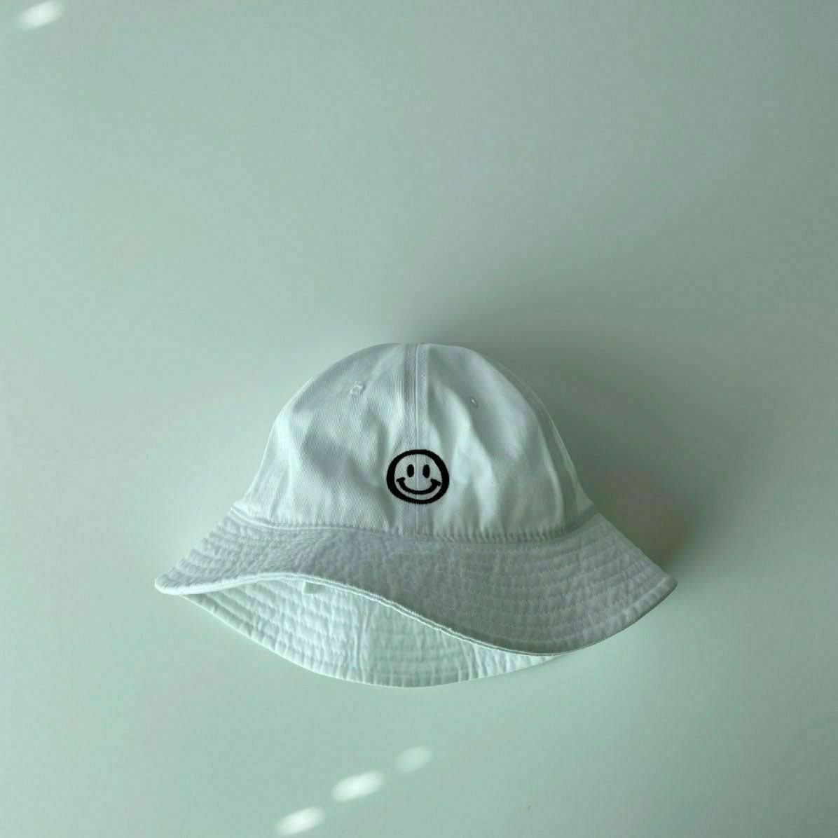 Toddler Smile Embroidery Bucket Hat (3 - 6y) - 4 Colors kids outfit