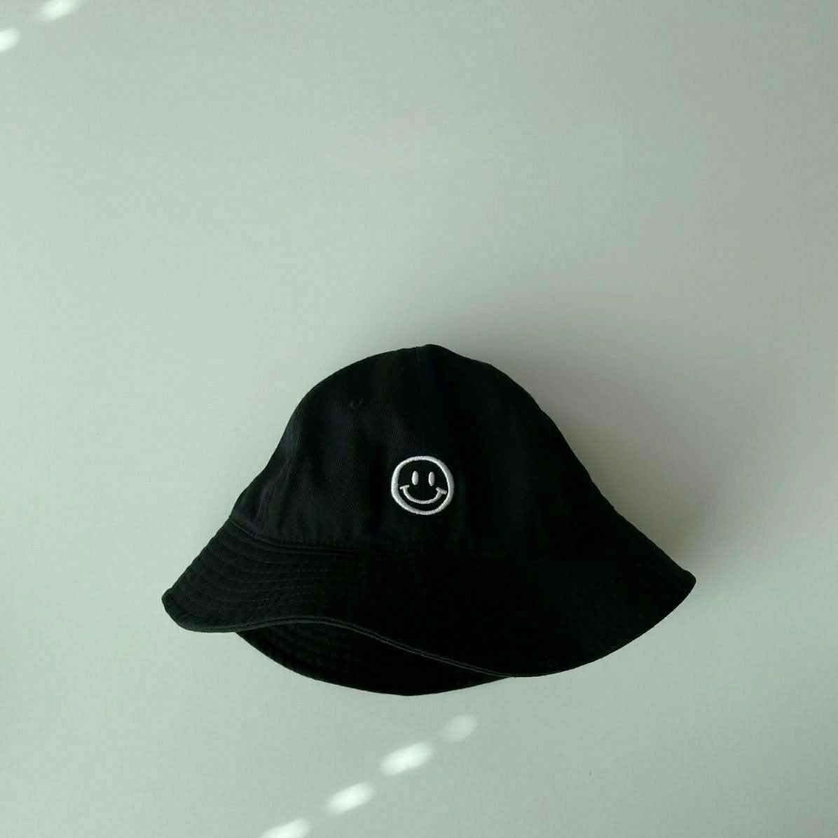Toddler Smile Embroidery Bucket Hat (3 - 6y) - 4 Colors kids outfit