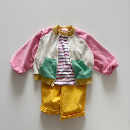 Toddler SP26 Button Pull - On Pants (1 - 6y) - Yellow - AT NOON STORE