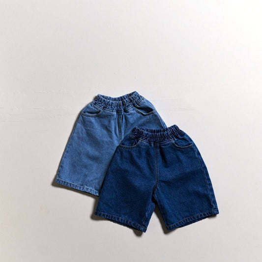 Toddler SP26 Denim Bermuda Shorts (10m - 6y) - 2 Colors - AT NOON STORE
