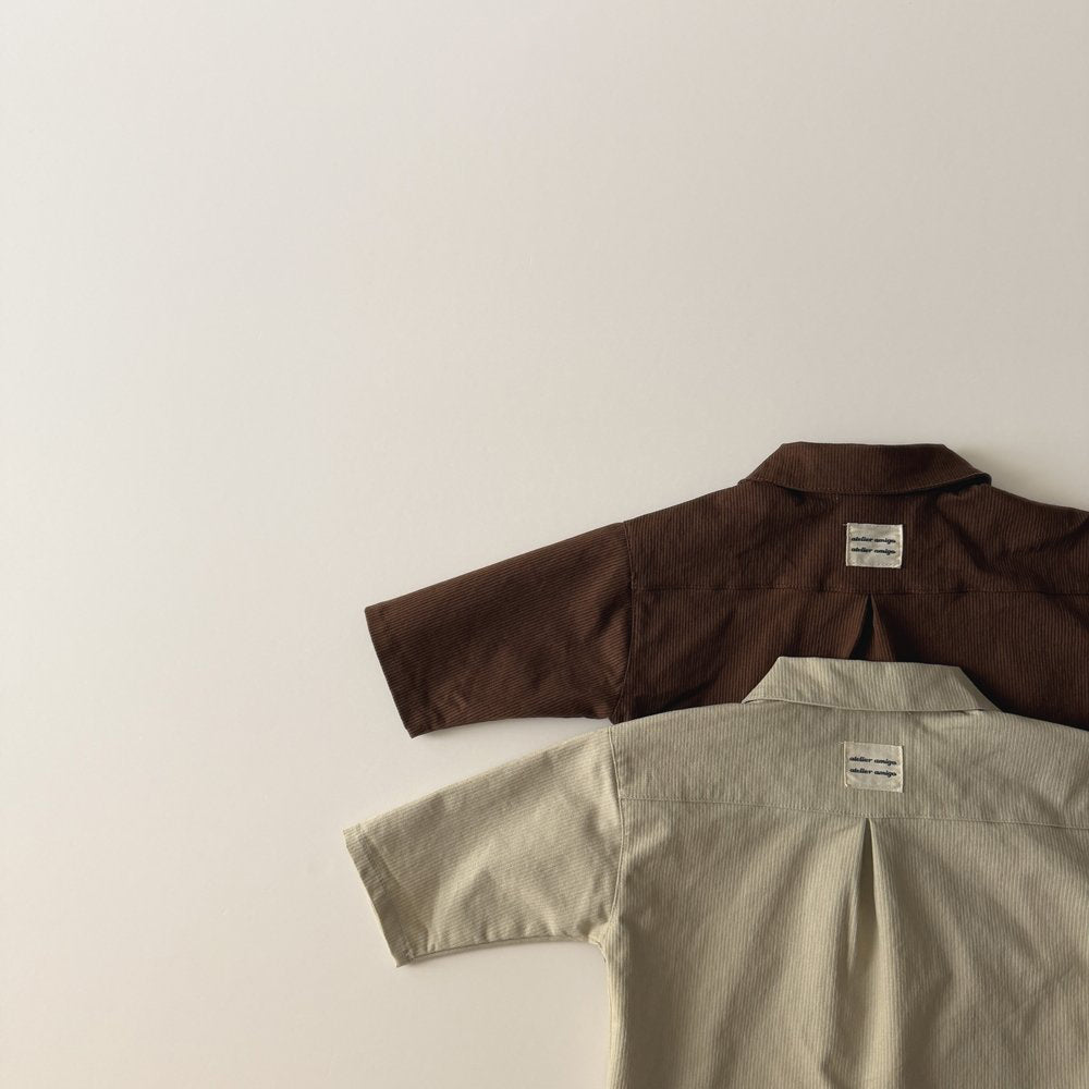 Toddler SP26 Double Pocket Collared Jacket (1 - 6y) - 2 Colors - AT NOON STORE