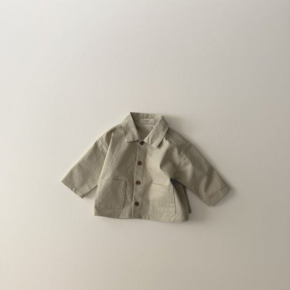 Toddler SP26 Double Pocket Collared Jacket (1 - 6y) - 2 Colors - AT NOON STORE