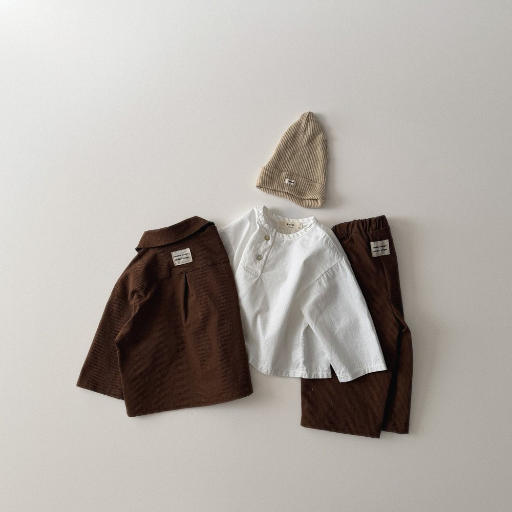 Toddler SP26 Double Pocket Collared Jacket (1 - 6y) - 2 Colors - AT NOON STORE