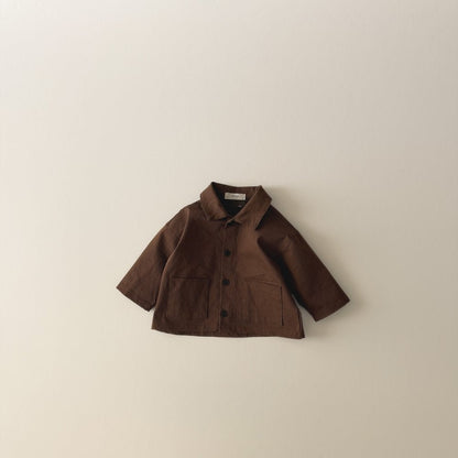 Toddler SP26 Double Pocket Collared Jacket (1 - 6y) - 2 Colors - AT NOON STORE