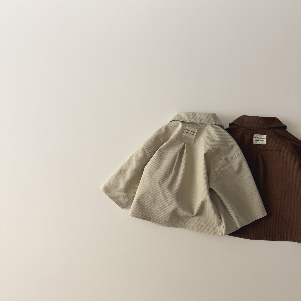 Toddler SP26 Double Pocket Collared Jacket (1 - 6y) - 2 Colors - AT NOON STORE