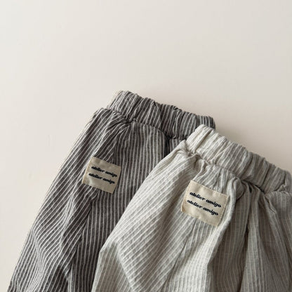 Toddler SP26 Drawcord Stripe Pull - on Pants (1 - 6y) - 2 Colors - AT NOON STORE