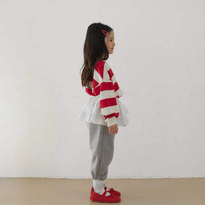 Toddler SP26 I Love MICKEY Stripe Long Sleeve Sweatshirt (1 - 7y) - 2 Colors - AT NOON STORE