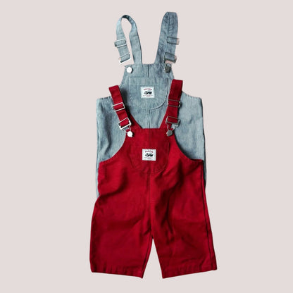 Toddler SP26 Kangaroo Pocket Overalls (1 - 7y) - 2 Colors kids outfit