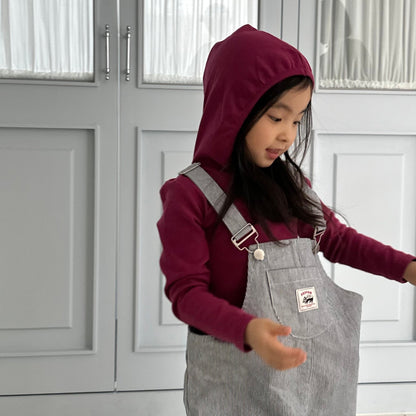 Toddler SP26 Kangaroo Pocket Overalls (1 - 7y) - 2 Colors kids outfit