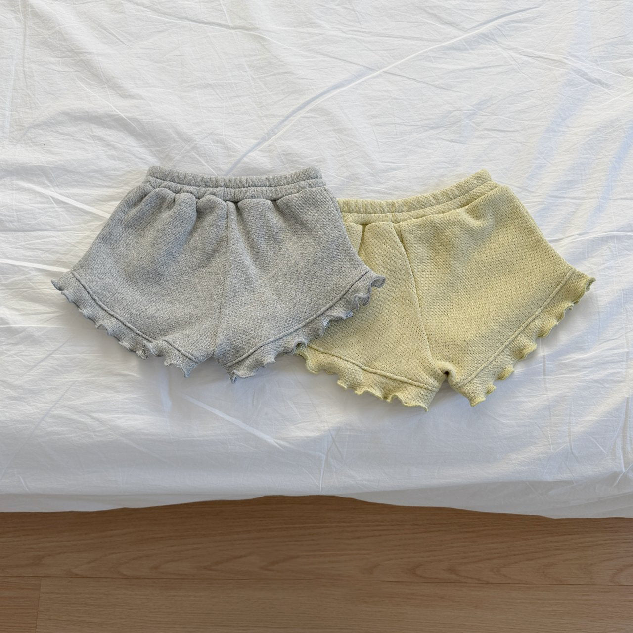 Toddler SP26 Lace Trim Pocket Frill Shorts (2 - 8y) - 2 Colors - AT NOON STORE