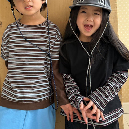 Toddler SP26 Layered Long Sleeve Top (2 - 7y) - 2 Colors - AT NOON STORE
