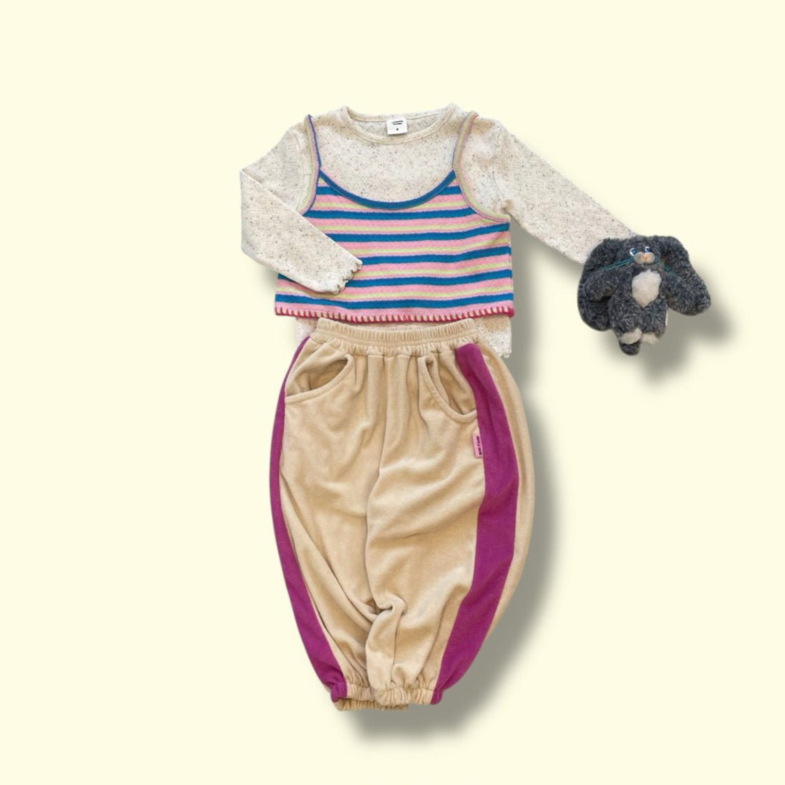 Toddler SP26 Lettuce - Edge Pointelle Confetti Long Sleeve Top (3 - 7y) - 2 Colors - AT NOON STORE