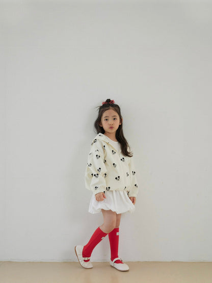 Toddler SP26 MICKEY All - Over Print Hooded Jacket (1 - 7y) - Ivory - AT NOON STORE