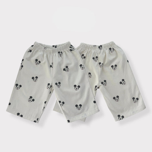 Toddler SP26 MICKEY All - Over Print Pants (1 - 7y) - Ivory - AT NOON STORE