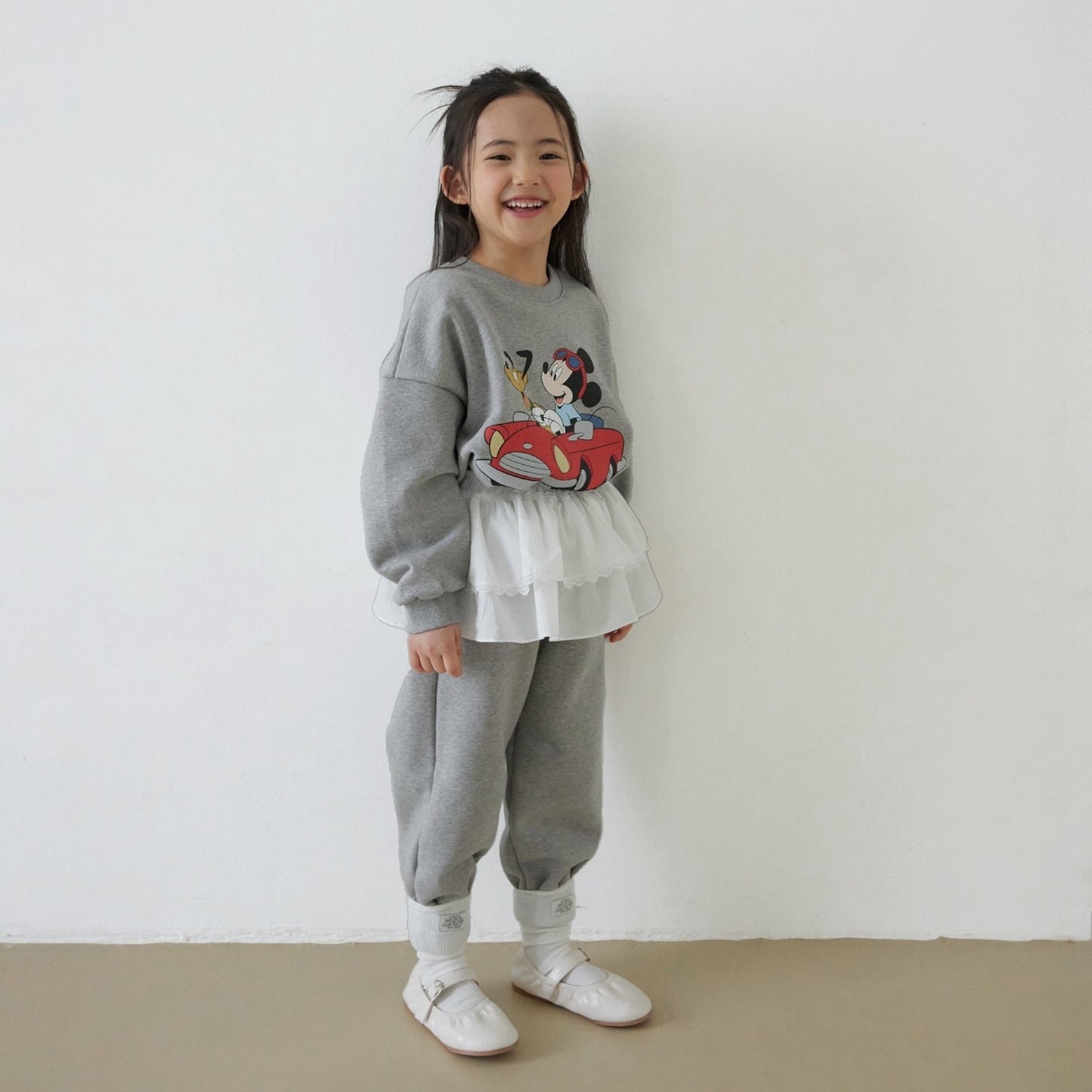 Toddler SP26 Mickey Car Long Sleeve Sweatshirt (1 - 7y) - 2 Colors - AT NOON STORE