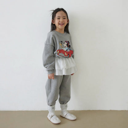 Toddler SP26 Mickey Car Long Sleeve Sweatshirt (1 - 7y) - 2 Colors - AT NOON STORE