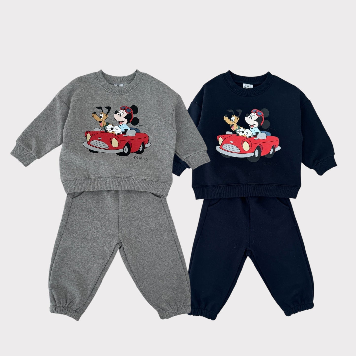 Toddler SP26 Mickey Car Long Sleeve Sweatshirt (1 - 7y) - 2 Colors - AT NOON STORE