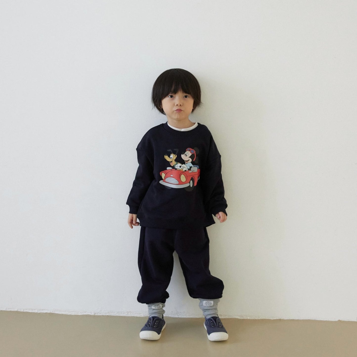 Toddler SP26 Mickey Car Long Sleeve Sweatshirt (1 - 7y) - 2 Colors - AT NOON STORE