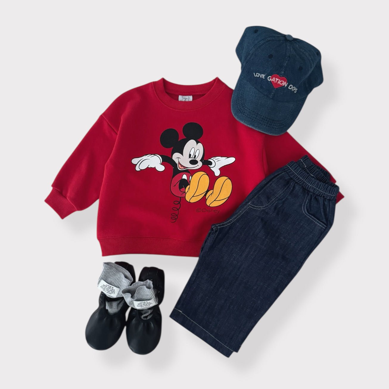 Toddler SP26 Mickey Spring Long Sleeve Sweatshirt (1 - 7y) - 2 Colors - AT NOON STORE