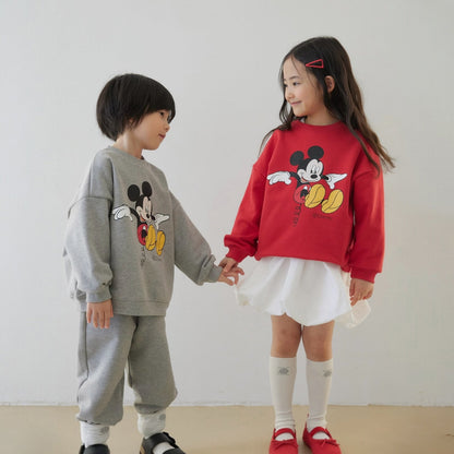 Toddler SP26 Mickey Spring Long Sleeve Sweatshirt (1 - 7y) - 2 Colors - AT NOON STORE